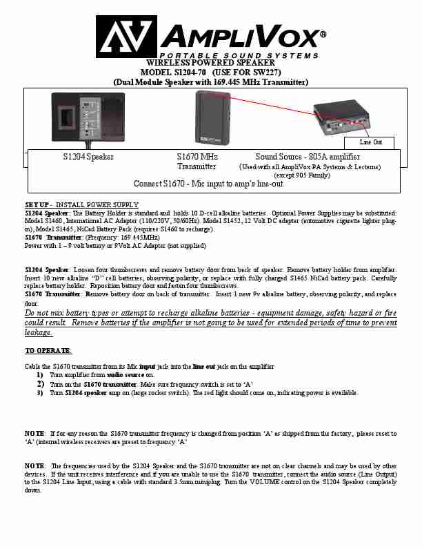 AmpliVox Portable Speaker S1204-70-page_pdf